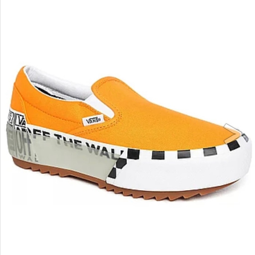 SHOES VANS CLASSIC SLIP-ON STACKED MARIGOLD/WHITE